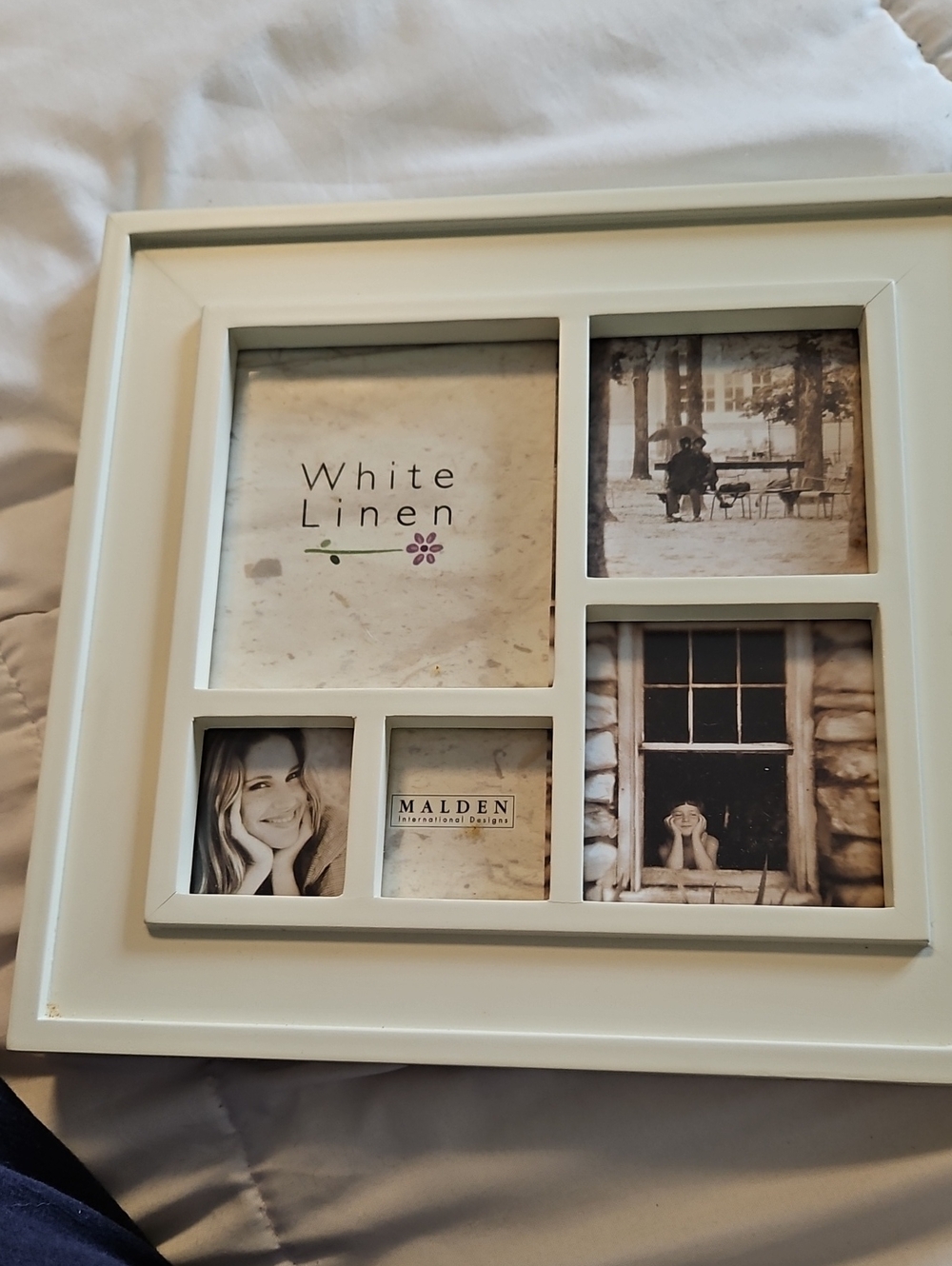 Malden Cream Multi-Opening Collage Photo Frame